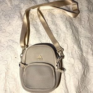 NEW Adidas Beige Women's Airmesh Mini Backpack Crossbody